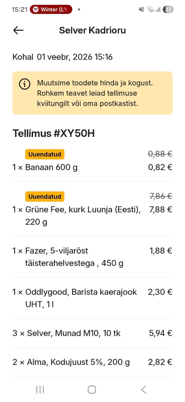 ボルトフードのキュウリ1本、価格は7.88ユーロ