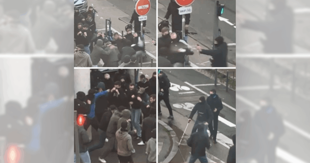 クエンティン・デランク氏の死：極右活動家のリンチに先立つ乱闘の未公開映像