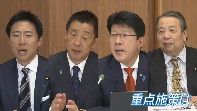 国政どう向き合う 愛媛県内３小選挙区・比例四国ブロック当選者が会見