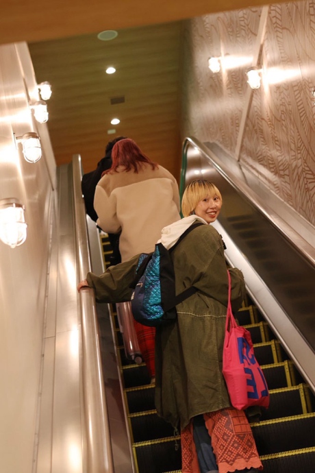 これもフェリーのなか！ホテルみたいな内装に早速テンションあがりました♪