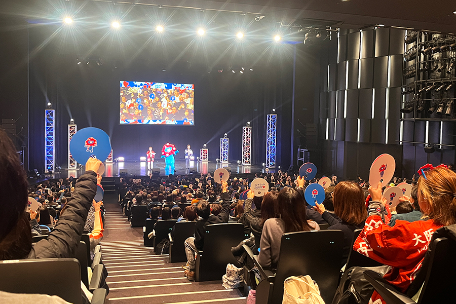 『ミャクミャク感謝祭 2026 in OSAKA』、昼の部の様子（2月16日・SkyシアターMBS）