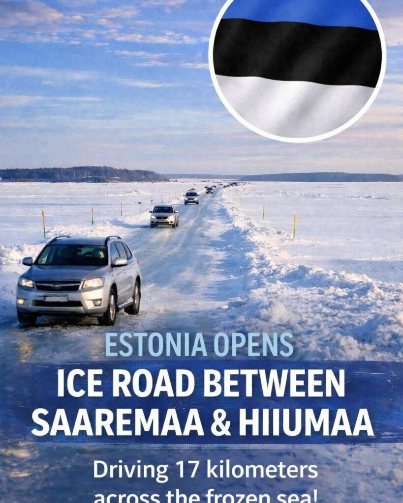 サーレマーとヒウマーのアイスロードが開通！