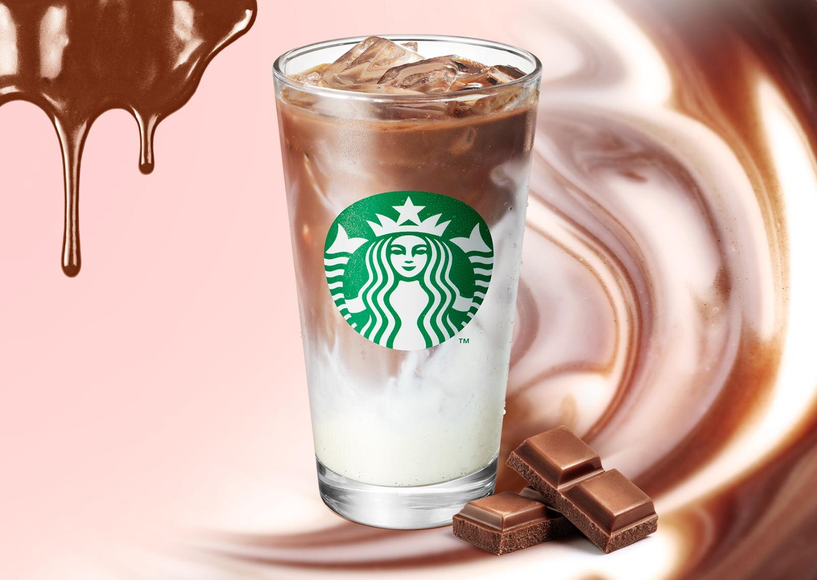 「スイート ミルク チョコレート」(アイス・トールサイズのみ) ＜持ち帰り＞579円、＜店内利用＞590円