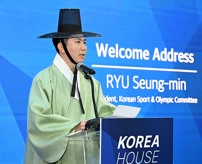 柳承敏、大韓体育会長。 写真=大韓体育会