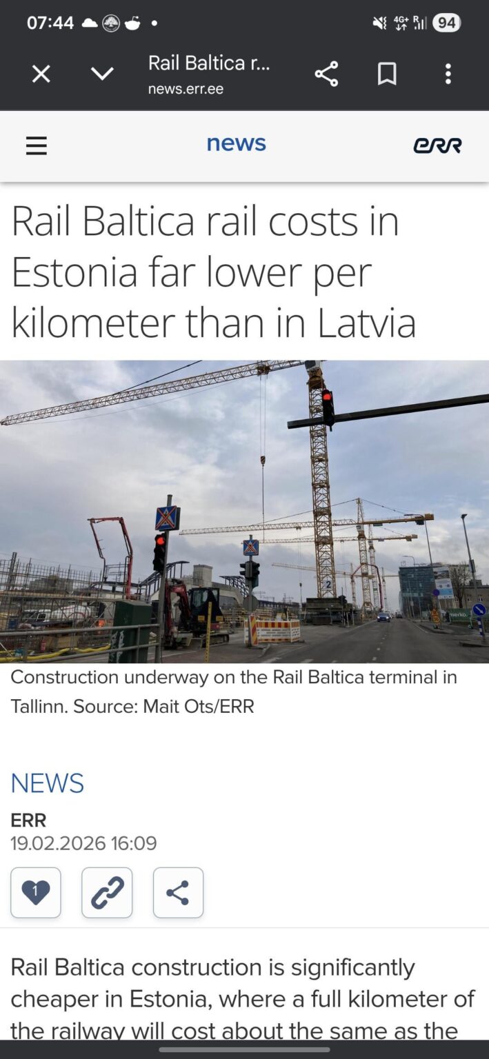 うーん、なぜそれが私たちにあるのでしょうか？エストニアは物価が上がってきています。