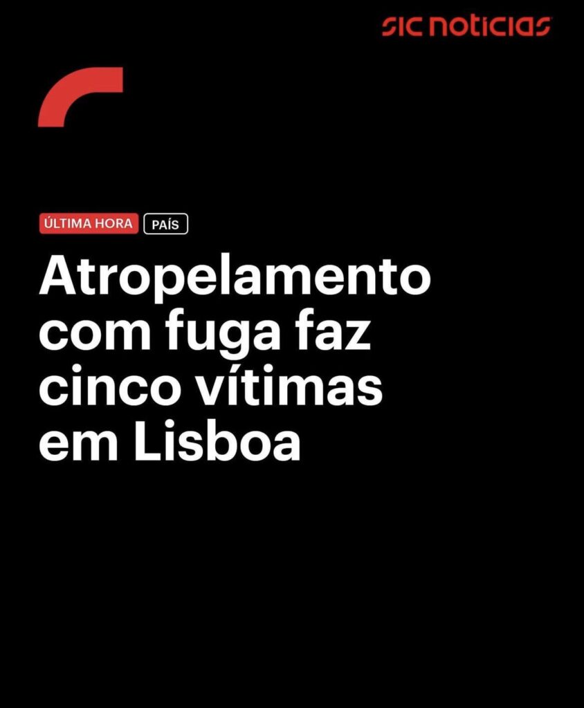 リスボンでひかれ5人犠牲者