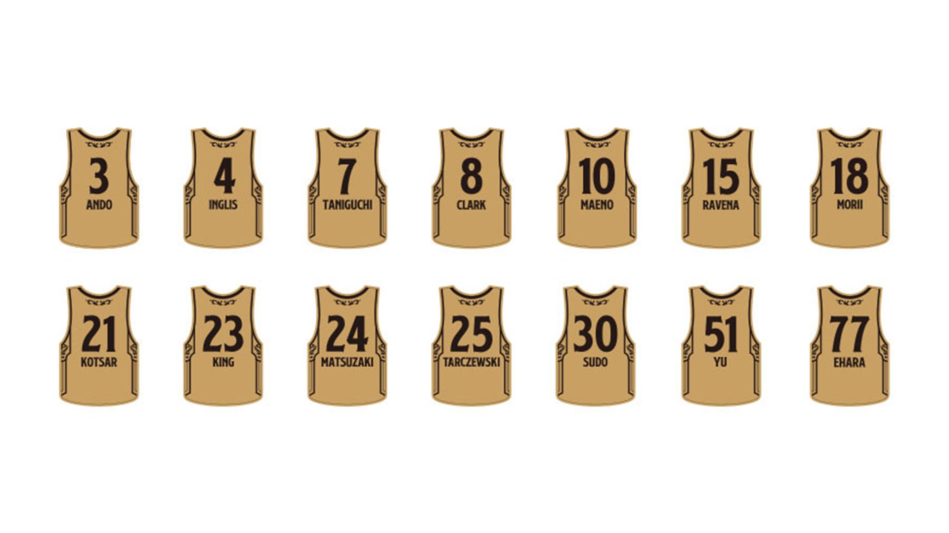 2025-26シーズン ユニフォーム（HOME）デザイン ピンズガチャ