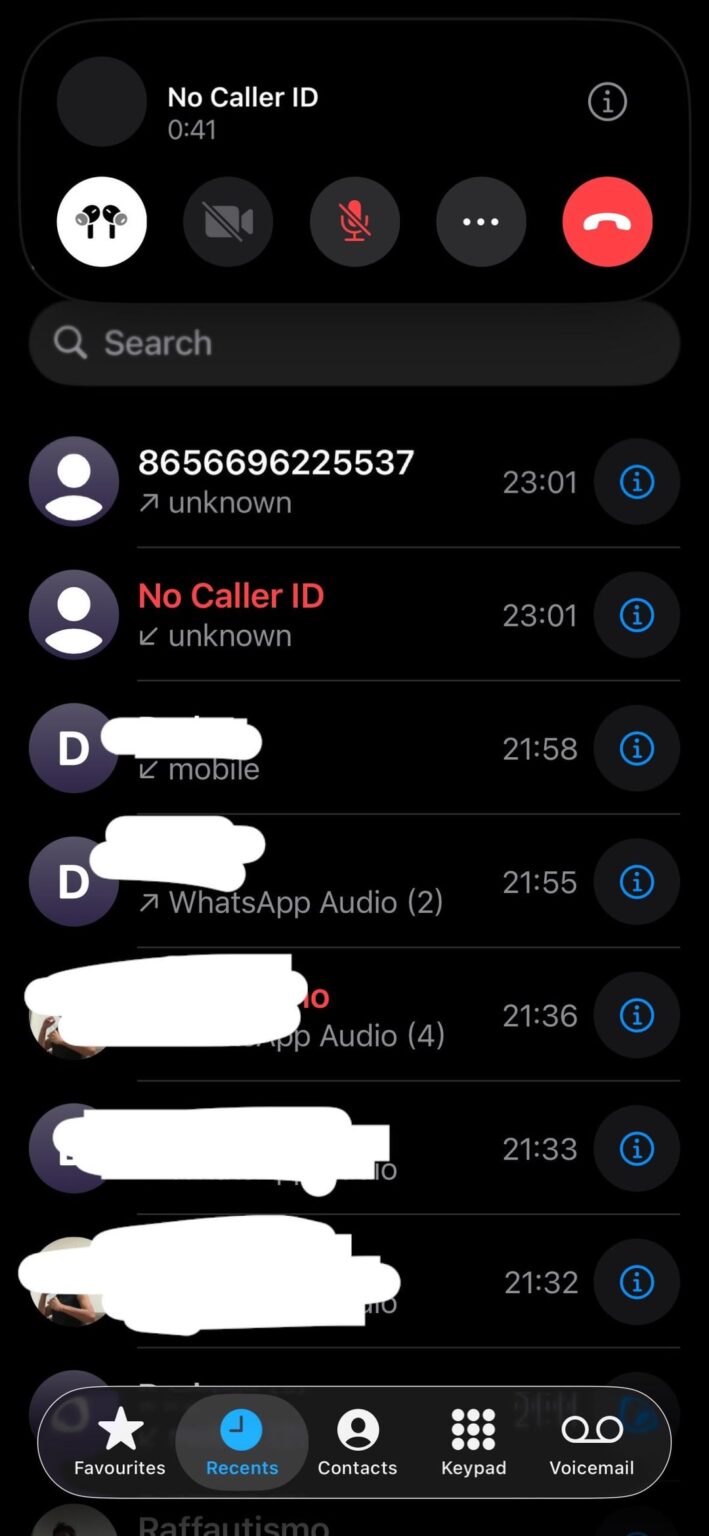 本当に奇妙な電話がありましたか？