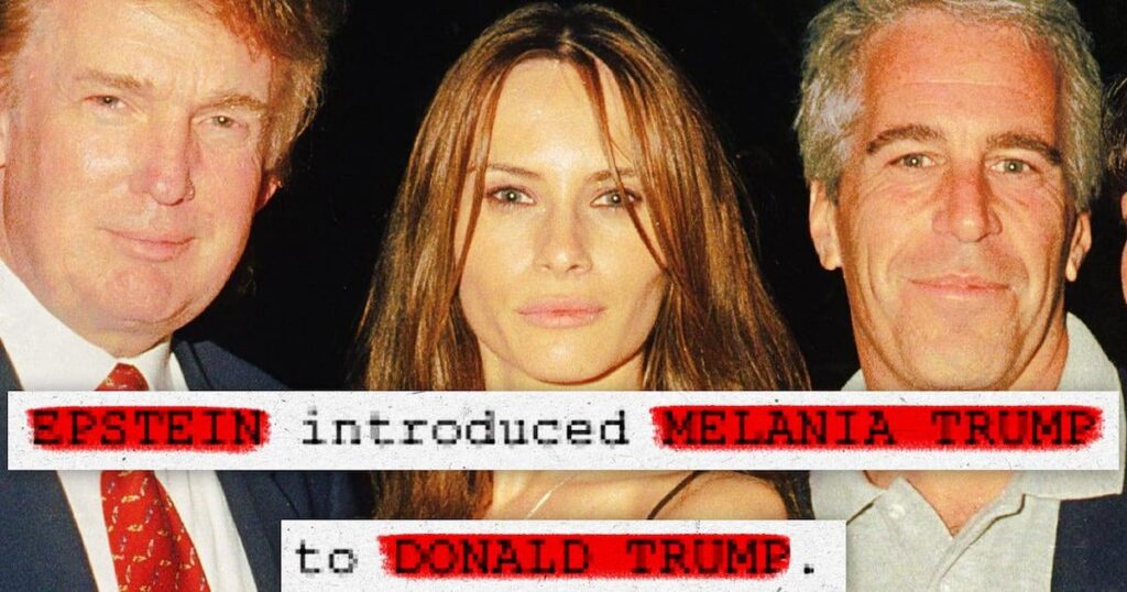 エプスタイン補佐官がトランプ氏にメラニア氏を紹介したとFRBに語った、ファイルが明らかに