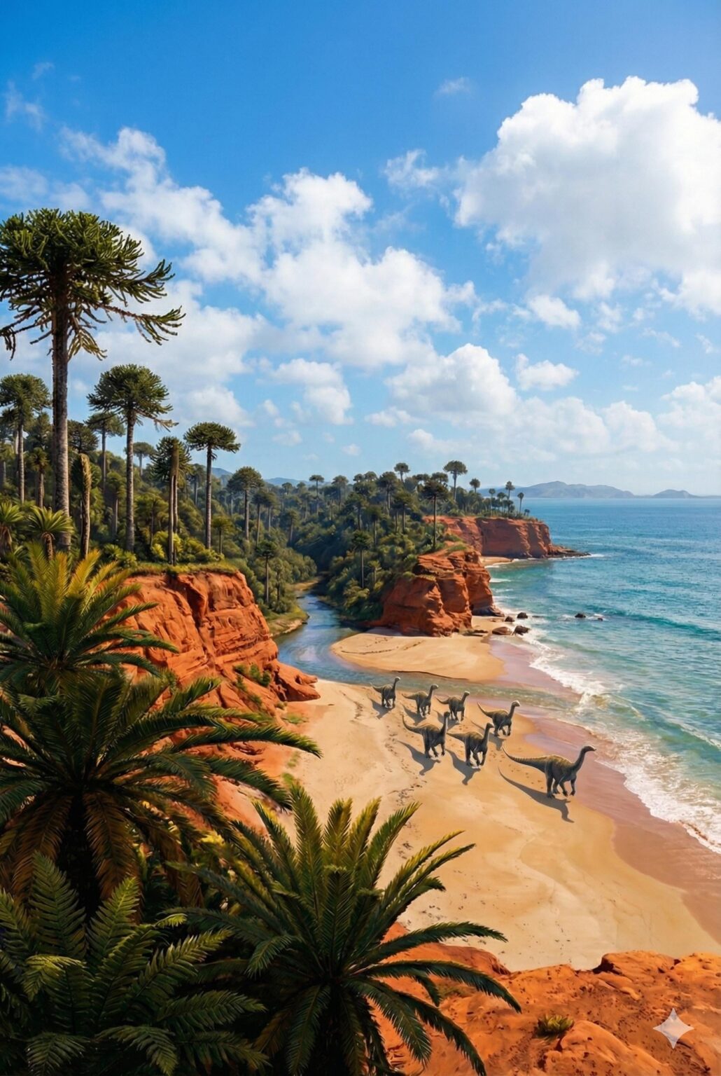 ルクセンブルクの典型的な天気: 2 億 2 千万年前。