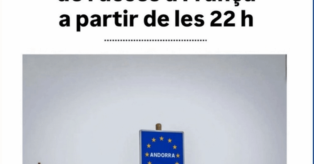 フランスとの国境は午後10時から閉鎖される。雪と風のせいで
