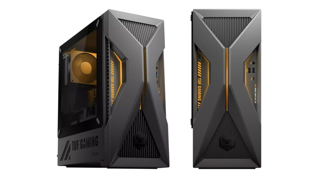 ASUSのコンパクトゲーミングPC“TUF Gaming T500”に新モデル追加。最新のRX9060XT搭載モデルが約17万円、RTX5060Ti搭載モデルが約33万円で登場