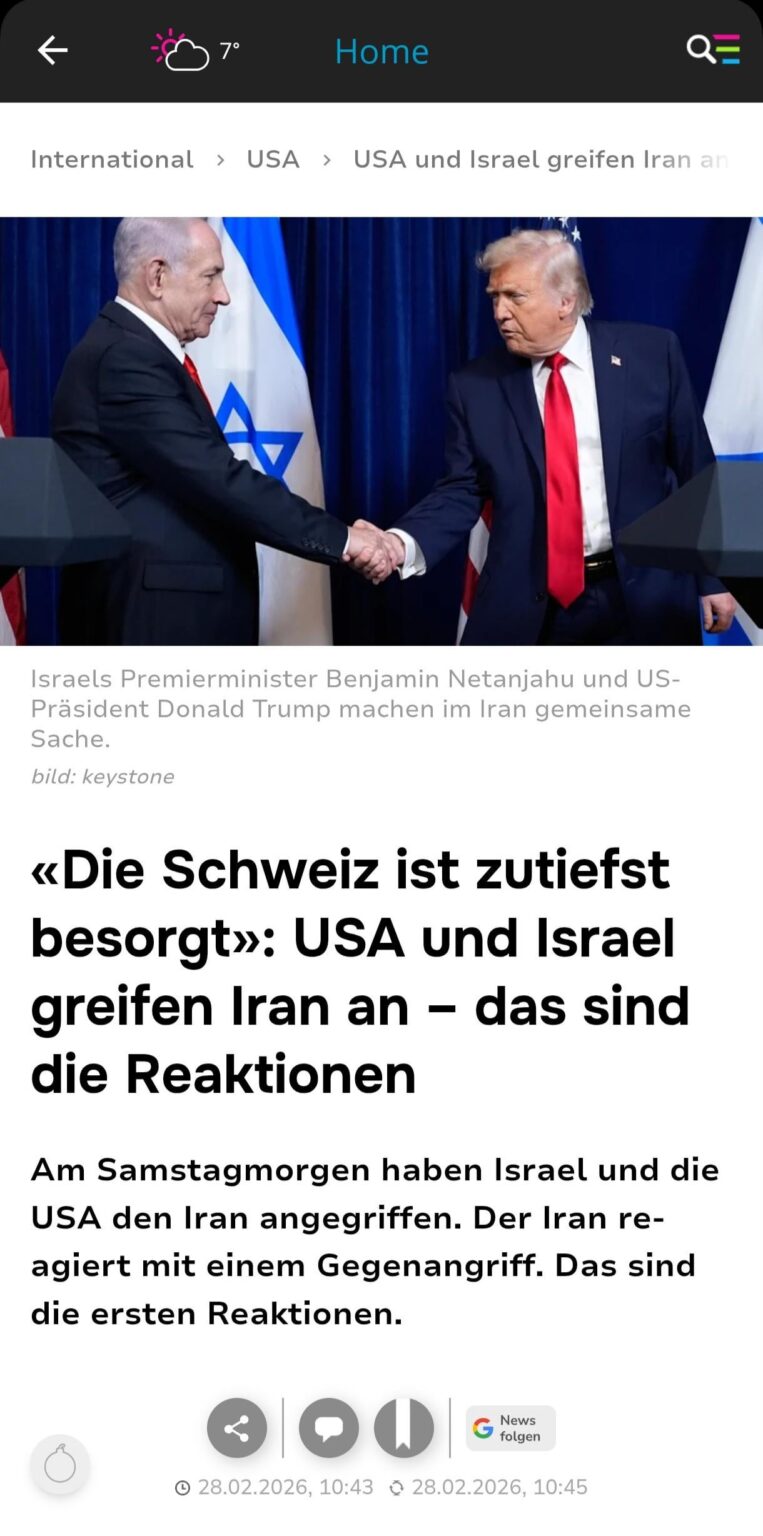 スイスは再び✨非常に懸念しています✨