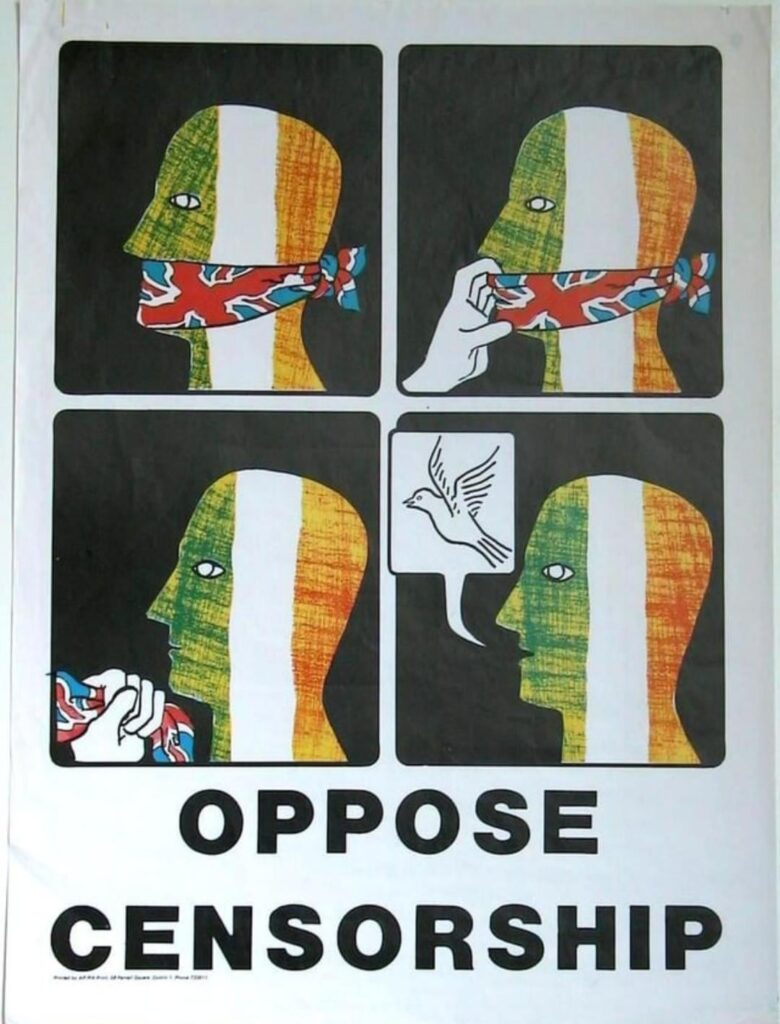 1990年頃の古いプロパガンダポスター