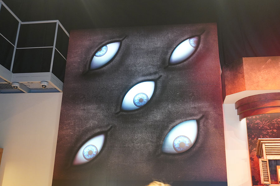 店内は獄門彊をイメージした演出も（1月29日／ユニバーサル・スタジオ・ジャパン）