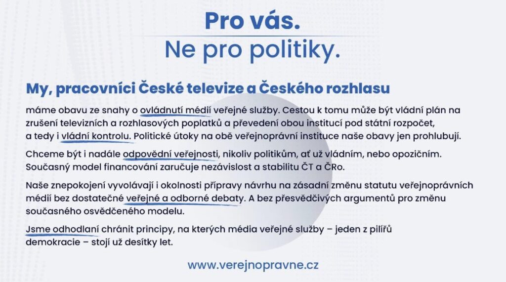 チェコ共和国の選挙から数カ月後: CT編集者が政治的支配と独立の喪失を警告