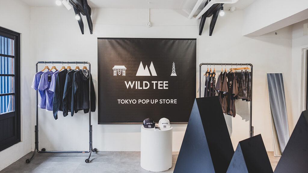 イタリア・ミラノ発のトレイルランニングブランドWILD TEE＜ワイルド ティー〉が日本初のPOP UP STOREを原宿で開催中。3月2日（月）までの期間限定。