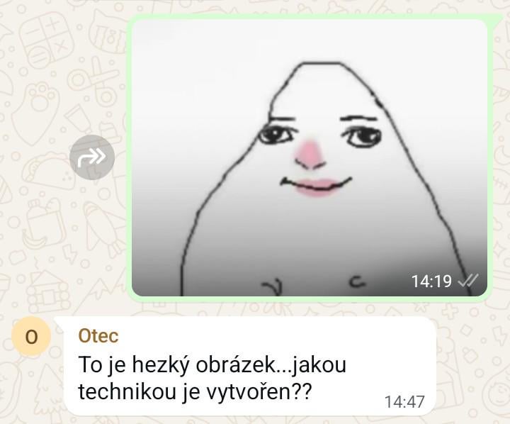 両親にミームを送るとき