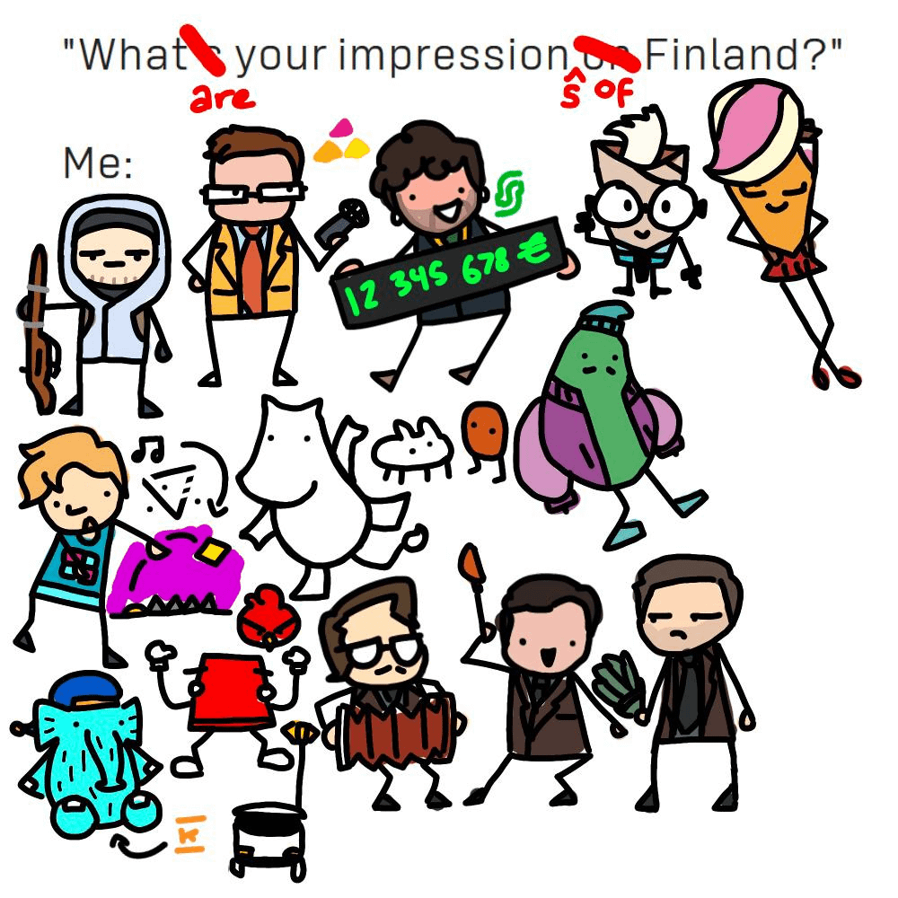 この下手に描かれたミームに貢献するのを手伝ってください