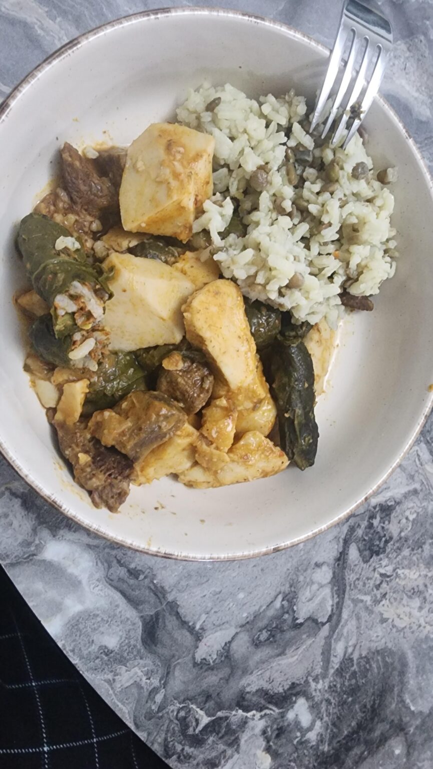 肉詰めコロカス + ミュチェンドラ