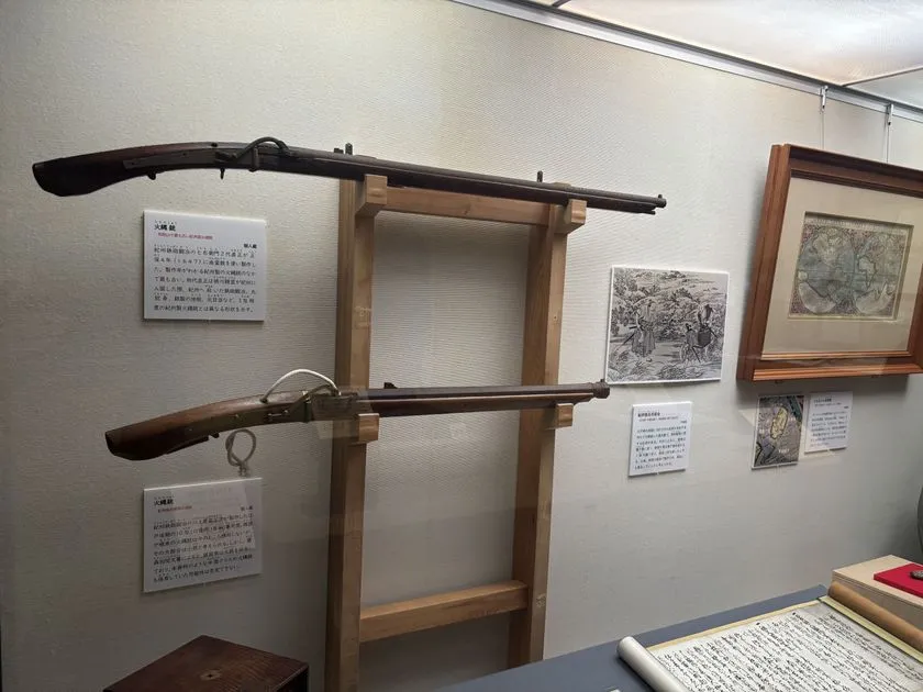 和歌山市立博物館 雑賀衆ゆかりの火縄銃展示