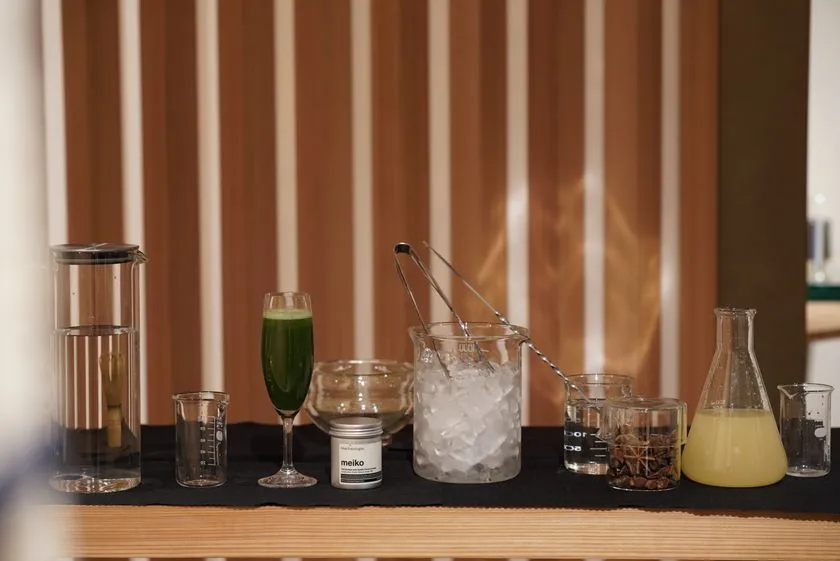 Matchaeologistの抹茶バーカウンター