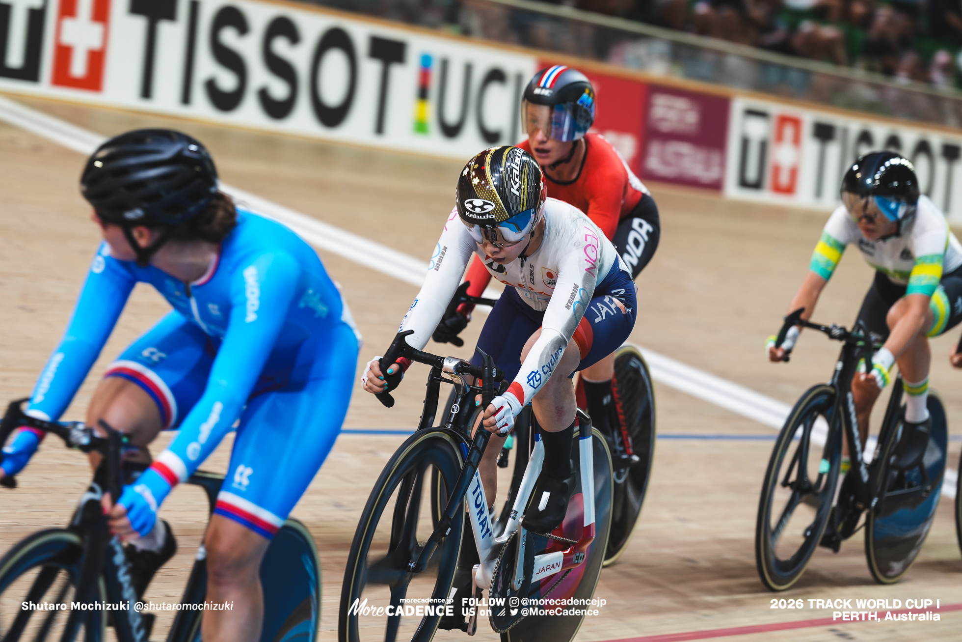 内野艶和, UCHINO Tsuyaka, JPN, 女子オムニアム, ポイントレース, WOMEN Elite Omnium, Point Race, 2026ワールドカップ第1戦, オーストラリア, パース, 2026 UCI Track World Cup, Round 1, Perth, Australia