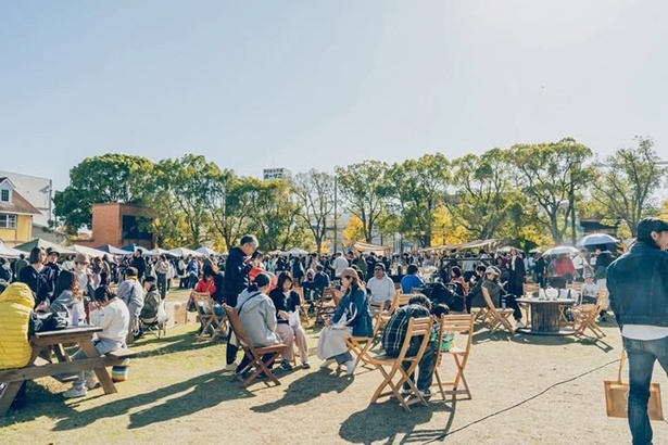 2025年11月に開催された、和歌山珈琲市場 WAKAYAMA COFFEE MARKET 2025の会場。2日間で関東、関西、四国、東海から過去最多の約100店舗が出店した