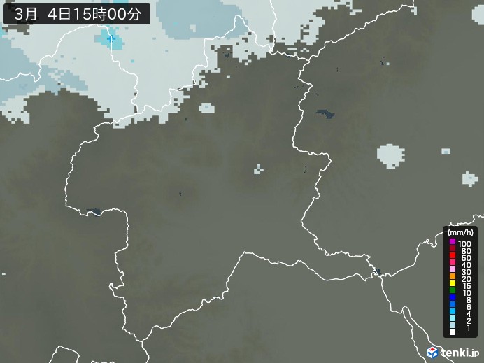 群馬県の過去の雨雲レーダー(2026年03月04日) – 日本気象協会 tenki.jp 群馬県の雨雲レーダー(2026年03月04日)