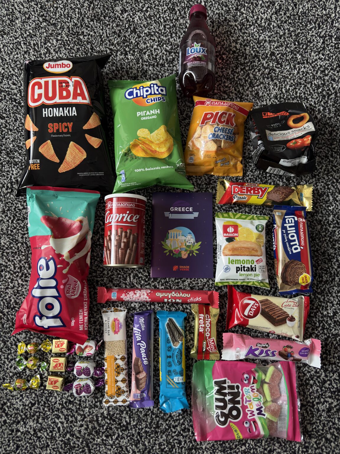 私のインターナショナルギリシャスナックボックス