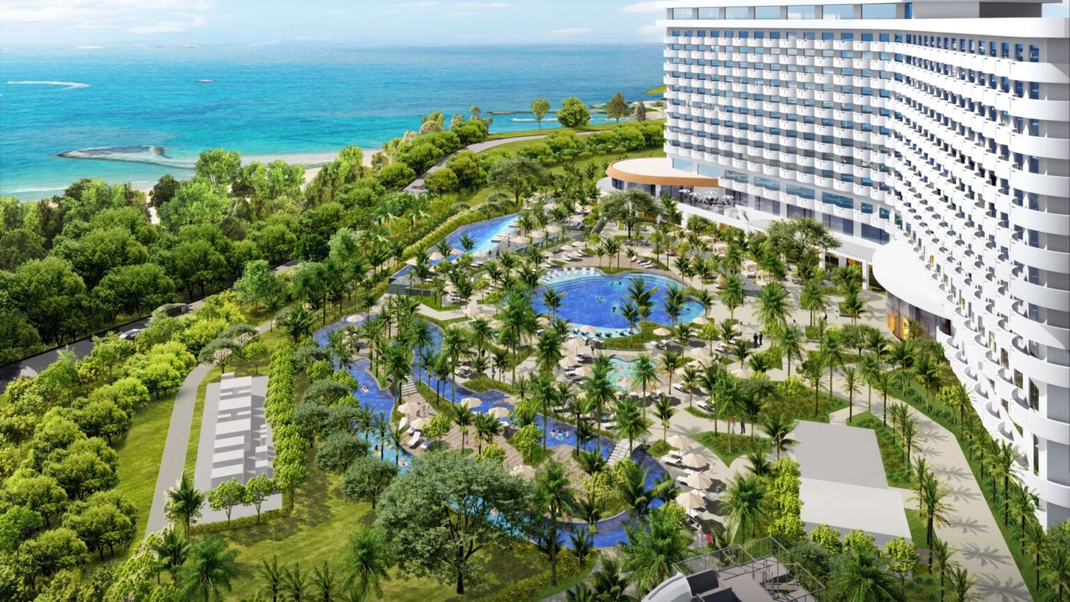 グランドメルキュール沖縄残波岬リゾート、夕朝食付が50％オフ。巨大プールや海アクティビティも楽しめる 楽天トラベル スーパーSALE - トラベル Watch