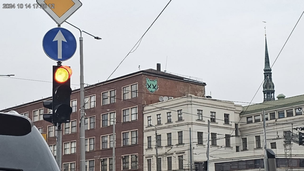 リガの興味深い落書き