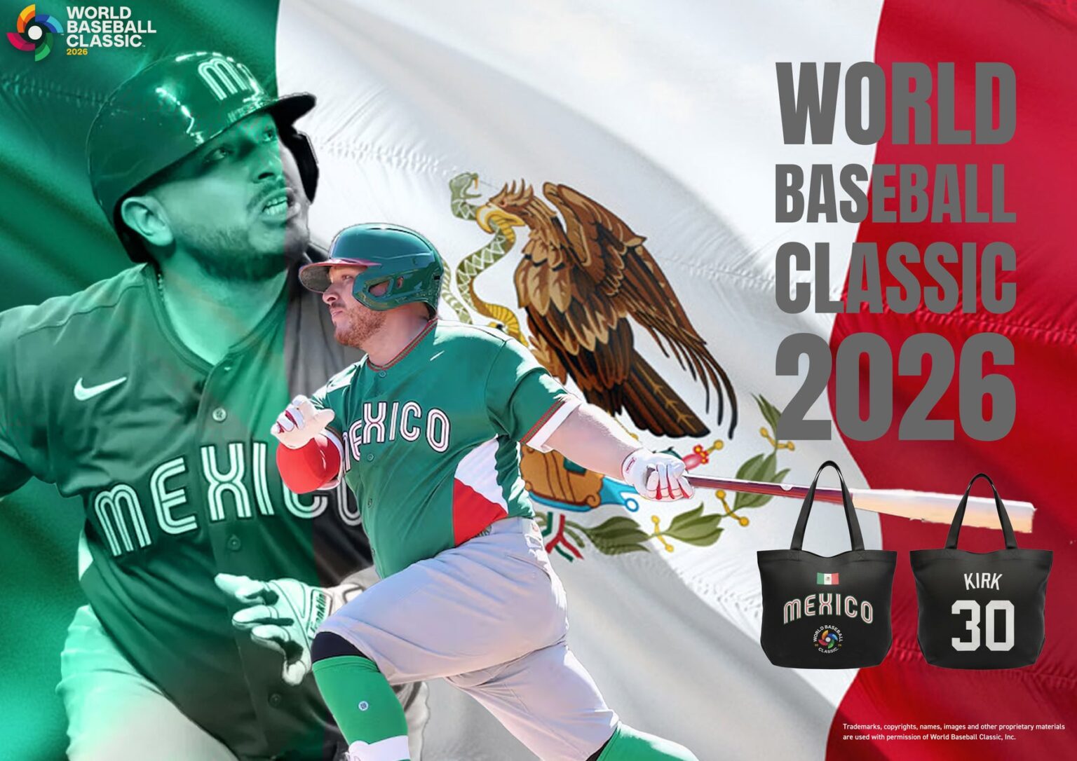 E-COMEGROUPより、WORLD BASEBALL CLASSIC 2026公式ライセンス商品『メキシコ代表トートバッグ』が登場！ | 株式会社イーカムグループのプレスリリース