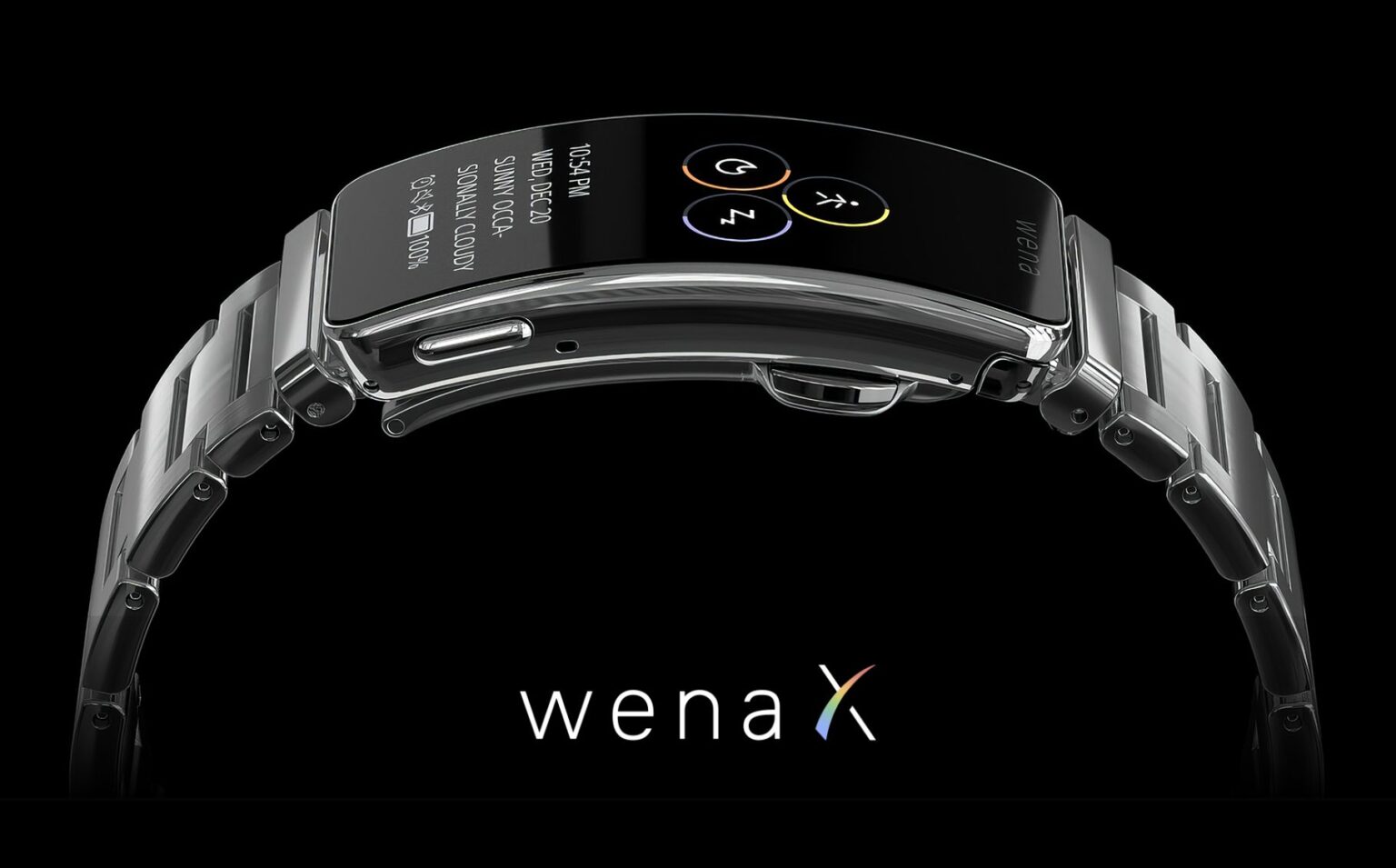 腕時計をスマート化、バンドに付けるウォッチ「wena X」 - PC Watch