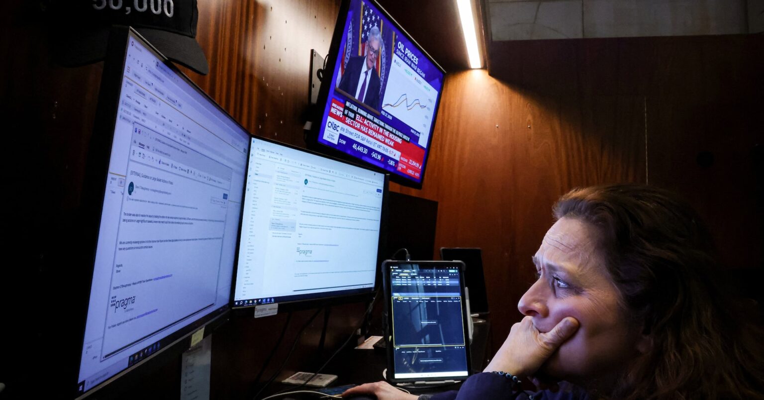 米国株式市場=大幅続落、中東緊迫の長期化がインフレ助長との懸念 | ロイター 米国株式市場=大幅続落、中東緊迫の長期化がインフレ助長との懸念 | ロイター