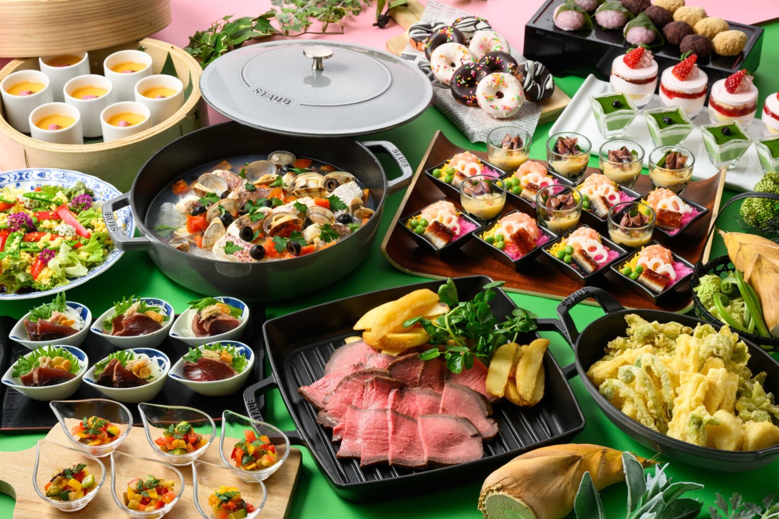 【奈良ロイヤルホテル】和洋50種&地酒も飲み放題!「春のディナーバイキング」が3/20開幕。ローストビーフや山菜天ぷら、苺スイーツを堪能 – ラブすぽ 【奈良ロイヤルホテル】和洋50種&地酒も飲み放題!「春のディナーバイキング」が3/20開幕。ローストビーフや山菜天ぷら、苺スイーツを堪能 - ラブすぽ