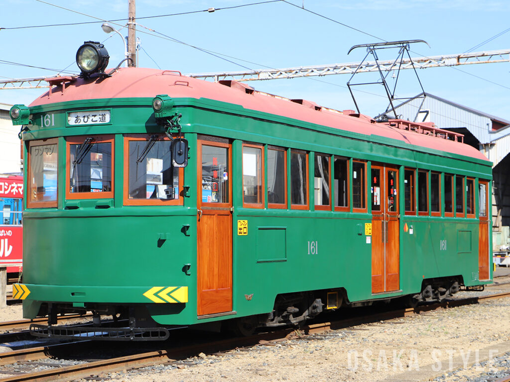 阪堺電車の国内現役最古「モ161形車」が運行 就役100年カウントダウン企画 – OSAKA STYLE 阪堺電車の国内現役最古「モ161形車」が運行 就役100年カウントダウン企画 – OSAKA STYLE