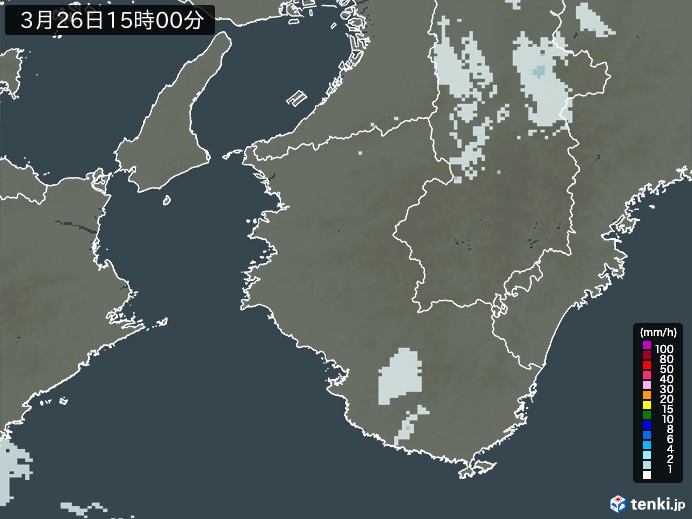 和歌山県の過去の雨雲レーダー(2026年03月26日) – 日本気象協会 tenki.jp 和歌山県の雨雲レーダー(2026年03月26日)