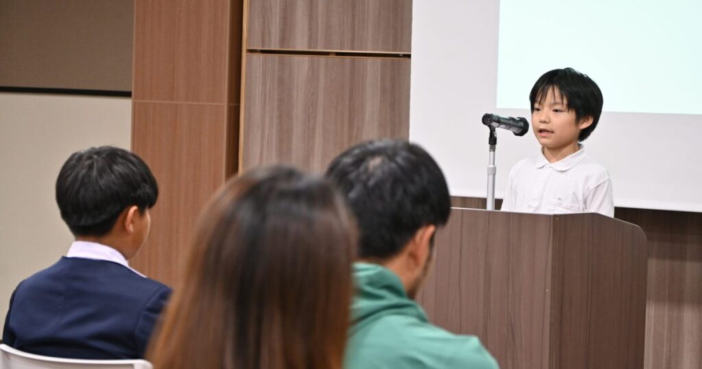 鳥取県での体験を発表　嘉手納町、大山町と交流事業