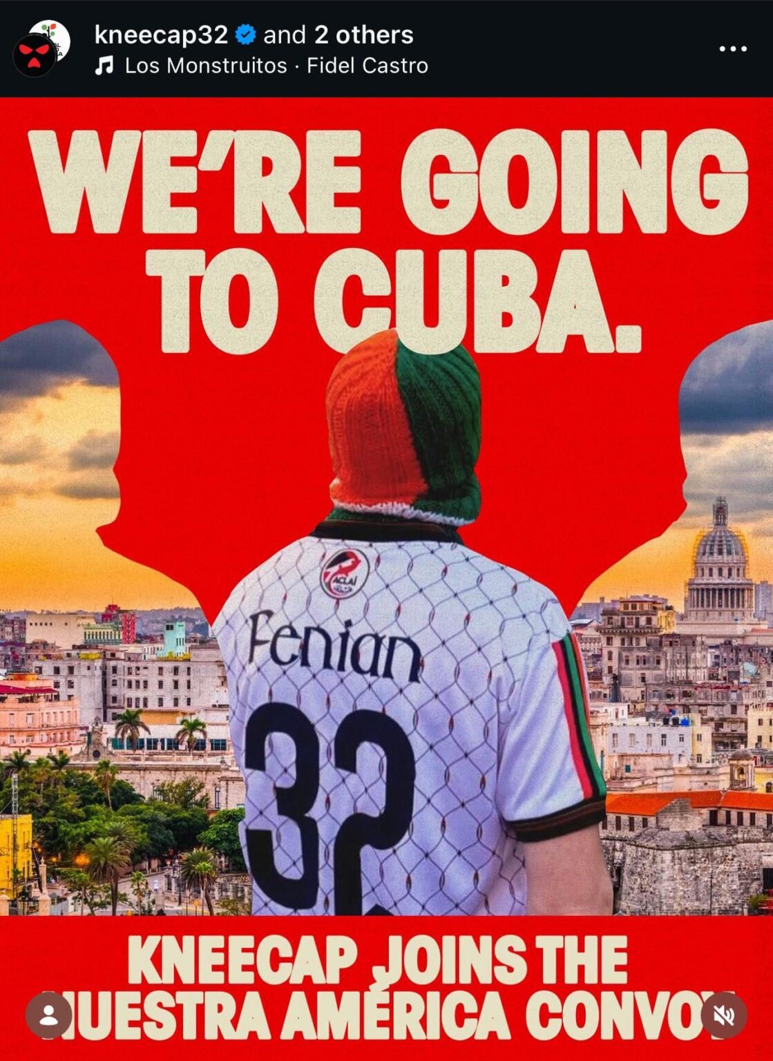 ニーキャップはキューバへのヌエストラ輸送船団に参加する