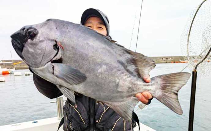 【沖釣り釣果速報】石鯛五目で3kg級イシダイ登場！　大分沖で多彩魚種ヒット（大分・熊本）