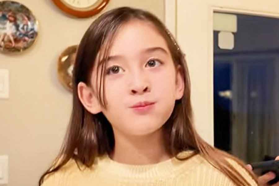 Chihoriさんの娘のエリーシャちゃん【出典：YouTube「Chihori's Vlog」よりスクリーンショット】