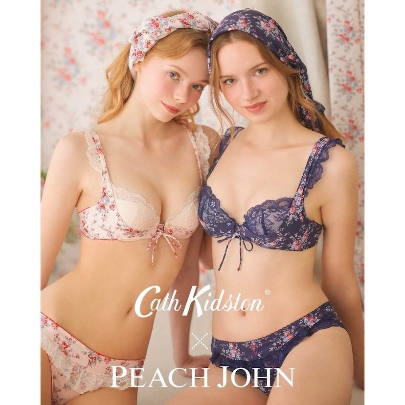 PEACH JOHN×英国発ライフスタイルブランド「Cath Kidston」〜ノスタルジックロマンティックなコレクション発売