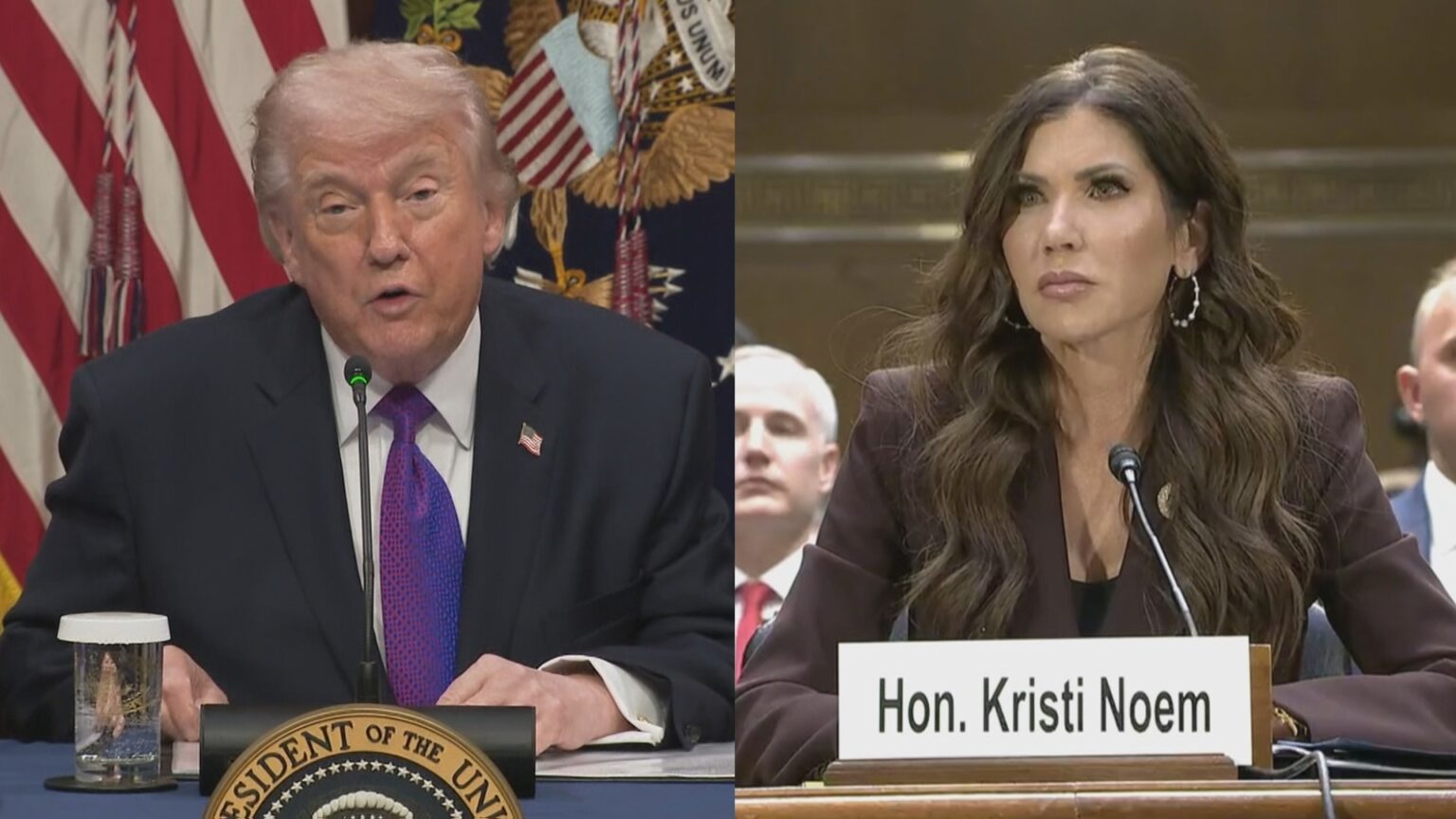 【速報】トランプ大統領がノーム国土安全保障長官の交代発表　事実上の更迭人事　移民当局の市民射殺事件への対応など問題視　第2次政権での閣僚交代は初（TBS NEWS DIG Powered by JNN）