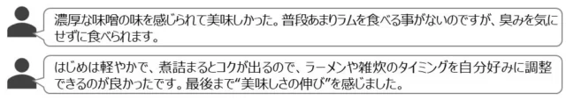 しゃぶしゃ部ファンコミュニティからの北海道味噌だしへのコメント