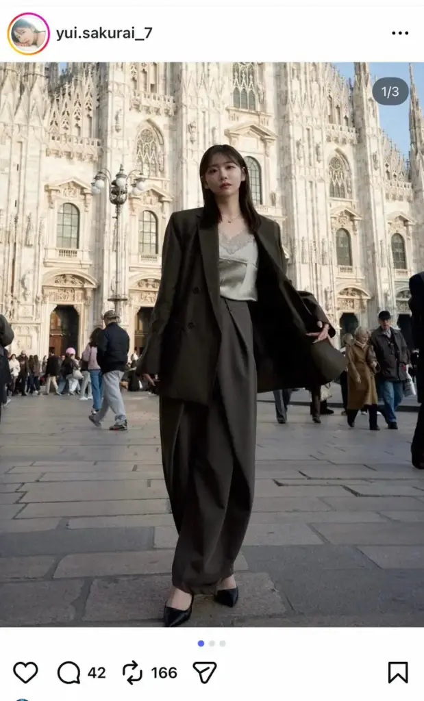 櫻井優衣　スタイル抜群！イタリア街並みバックの大人コーデ披露に「絵になりすぎてる」「美しい」 - スポニチ Sponichi Annex 芸能
