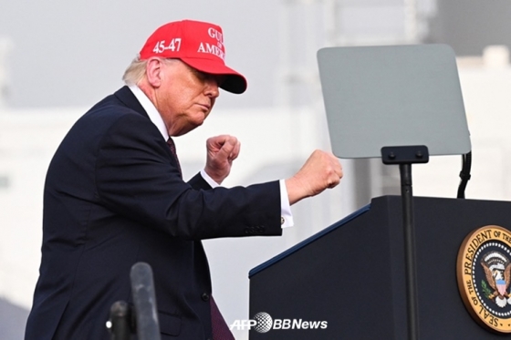 ドナルド·トランプ米大統領。 /AFPBBNews=ニュース1