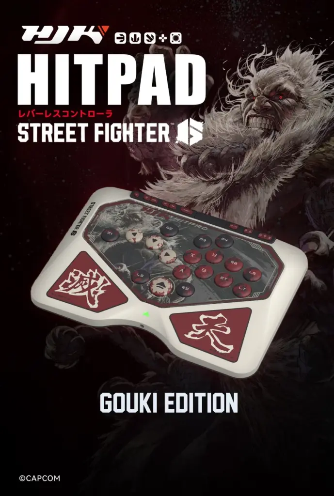 HJK HITPAD STREET FIGHTER 6 GOUKI EDITIONのメインビジュアル