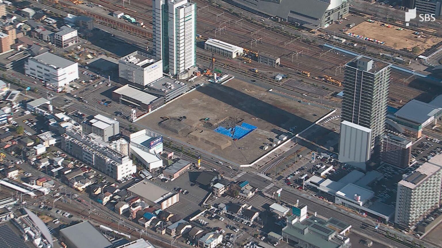 駅とアリーナをつなぐペデストリアンデッキのルート案を公開 静岡市が目指すアリーナを中心とした東静岡地区のまちづくりが一歩前進=静岡市（静岡放送（SBS）） - Yahoo!ニュース