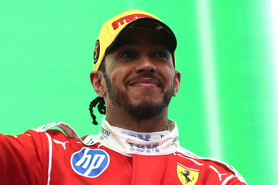 F1レーサーのルイス・ハミルトン選手【写真：Aflo】